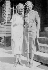 Cora Matilda McVay and Claribell McVay 1937